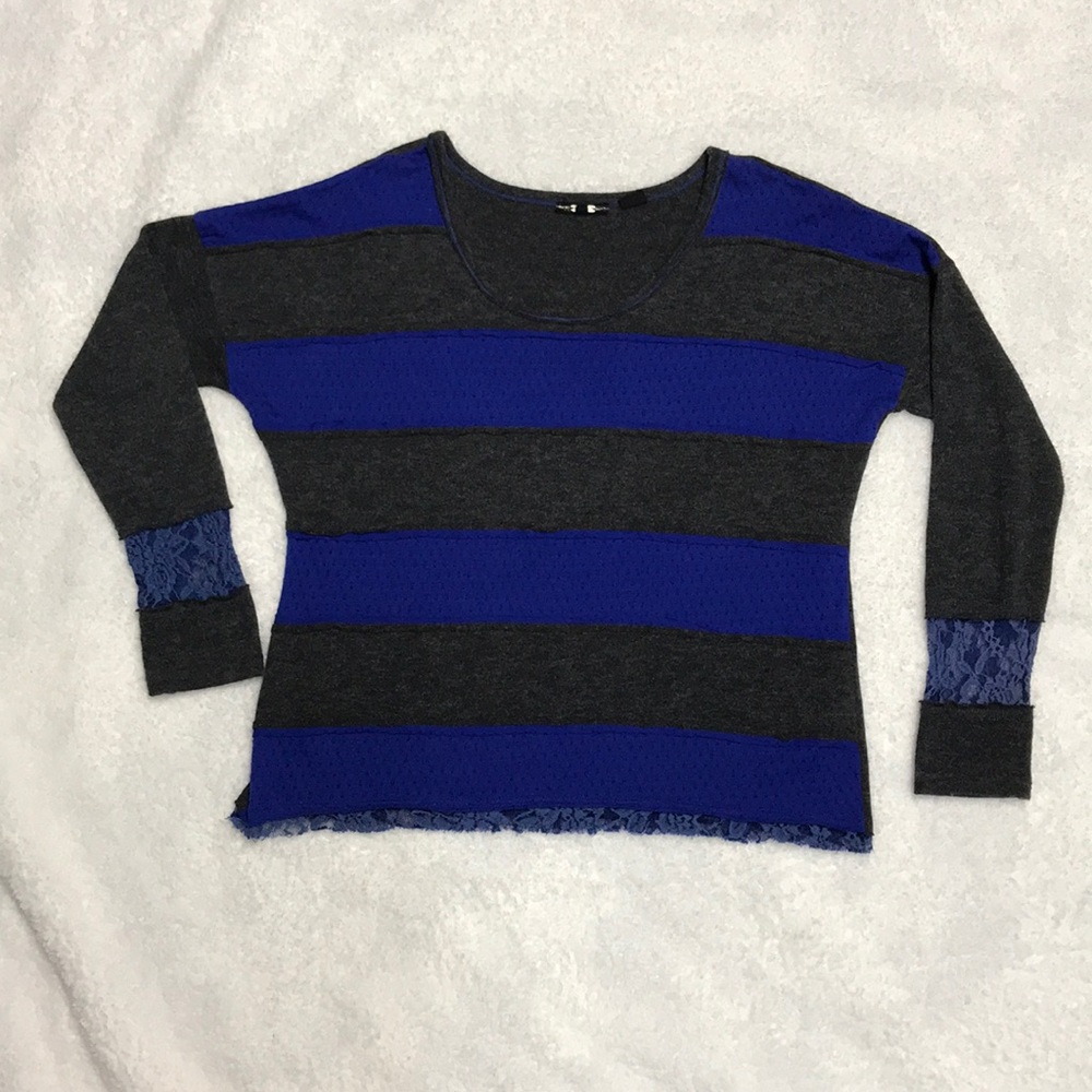 MissMe mixed media sweater
